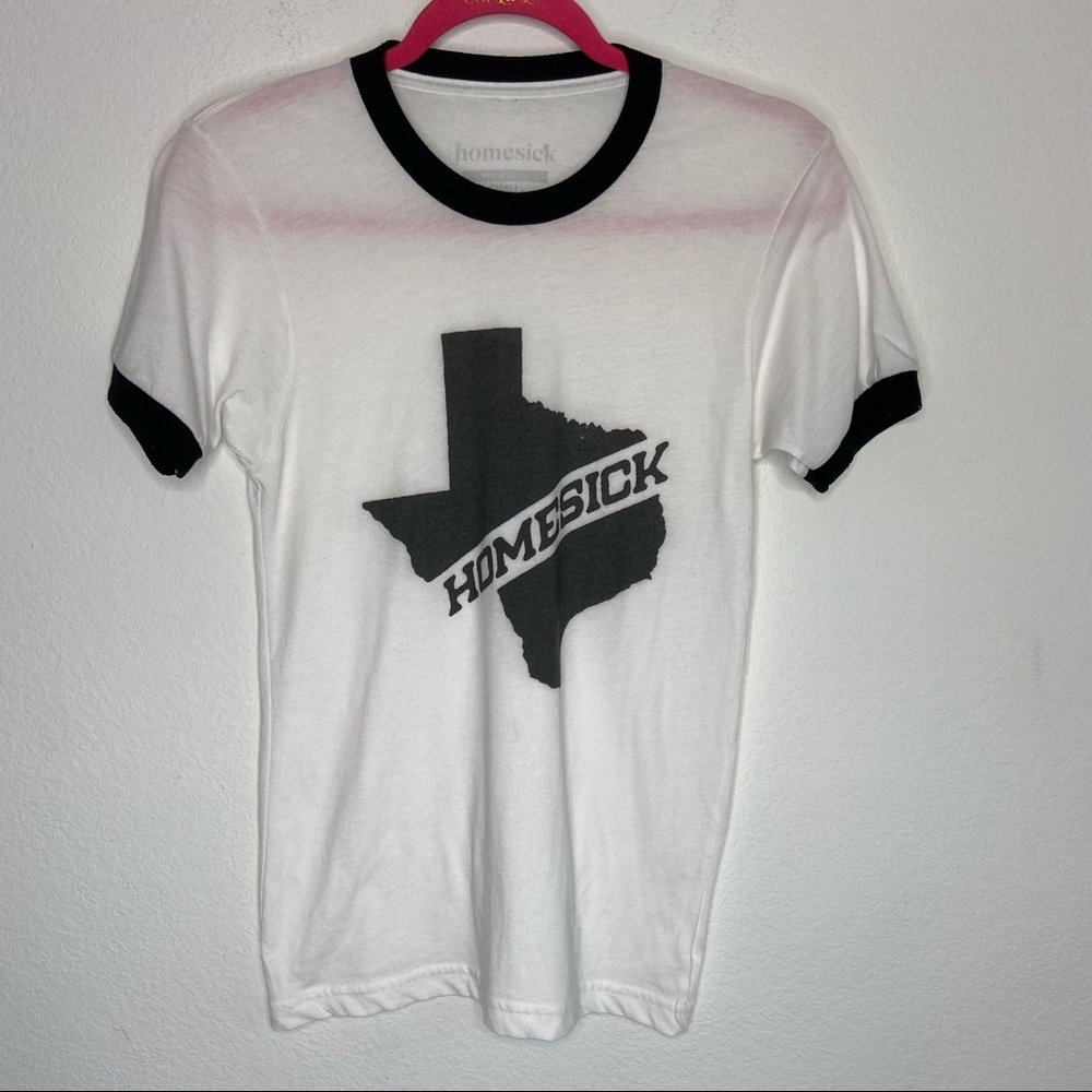 Homesick Texas Baseball Short Sleeve Tee Size S